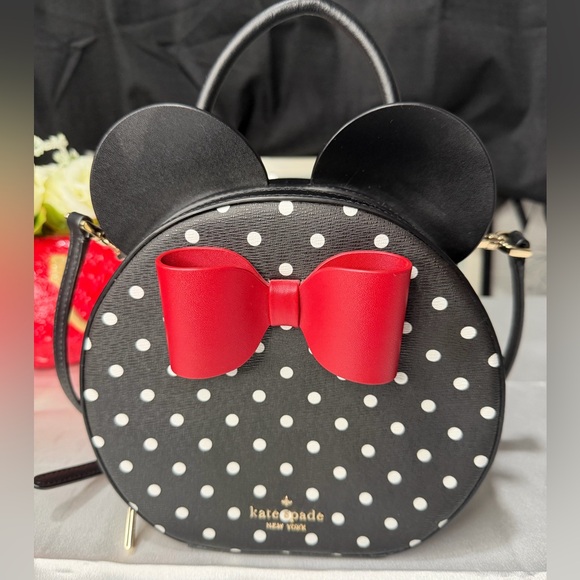 kate spade Handbags - Kate Spade x Minnie crossbody bag with red bow